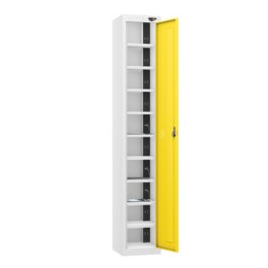 Pure POWER 1 Door 10 Compartment Tablet Locker