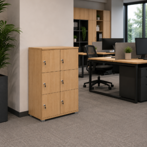 Signature 3 Door Wooden Locker (Nest of 2)