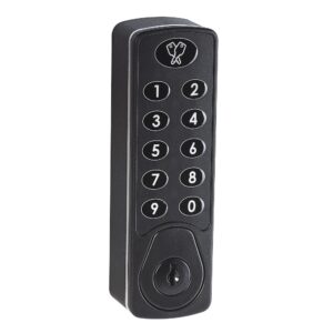 A black electronic 3960 locker lock with black number buttons on a white background.