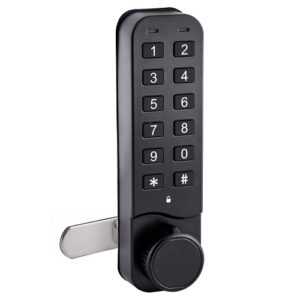 A black digital 730 keypad locker lock with a cam bar on a white background.