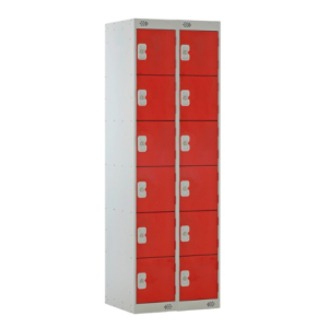 Link 6 Door Steel Locker (Nest of 2)