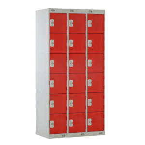 Link 6 Door Steel Locker (Nest of 3)