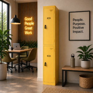 The Sorrento - Yellow 2 Door Locker