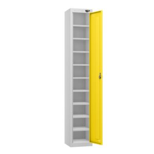 Pure 1 Door 10 Compartment Tablet Locker