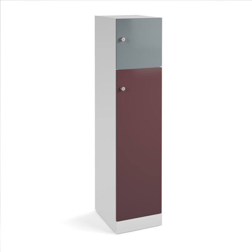 Wood range of office lockers