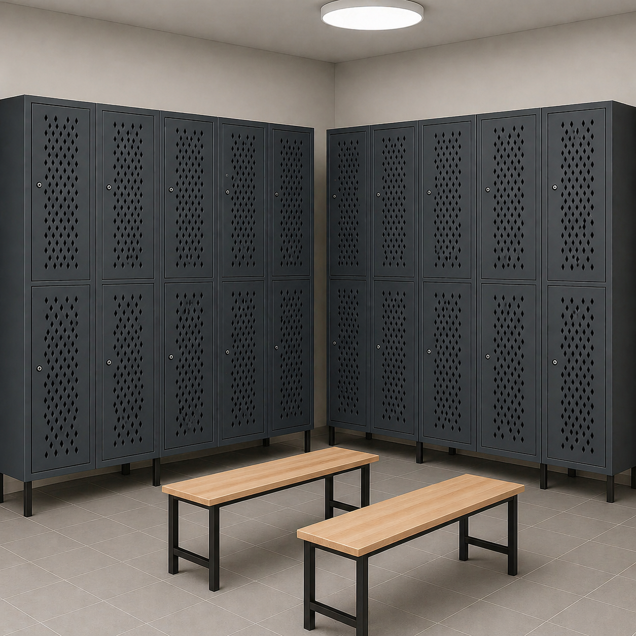 2 door locker